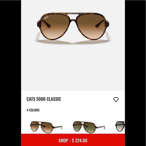Ray-Ban Other - Ray Ban 4125 CATS 5000 Unisex (fits broader face)